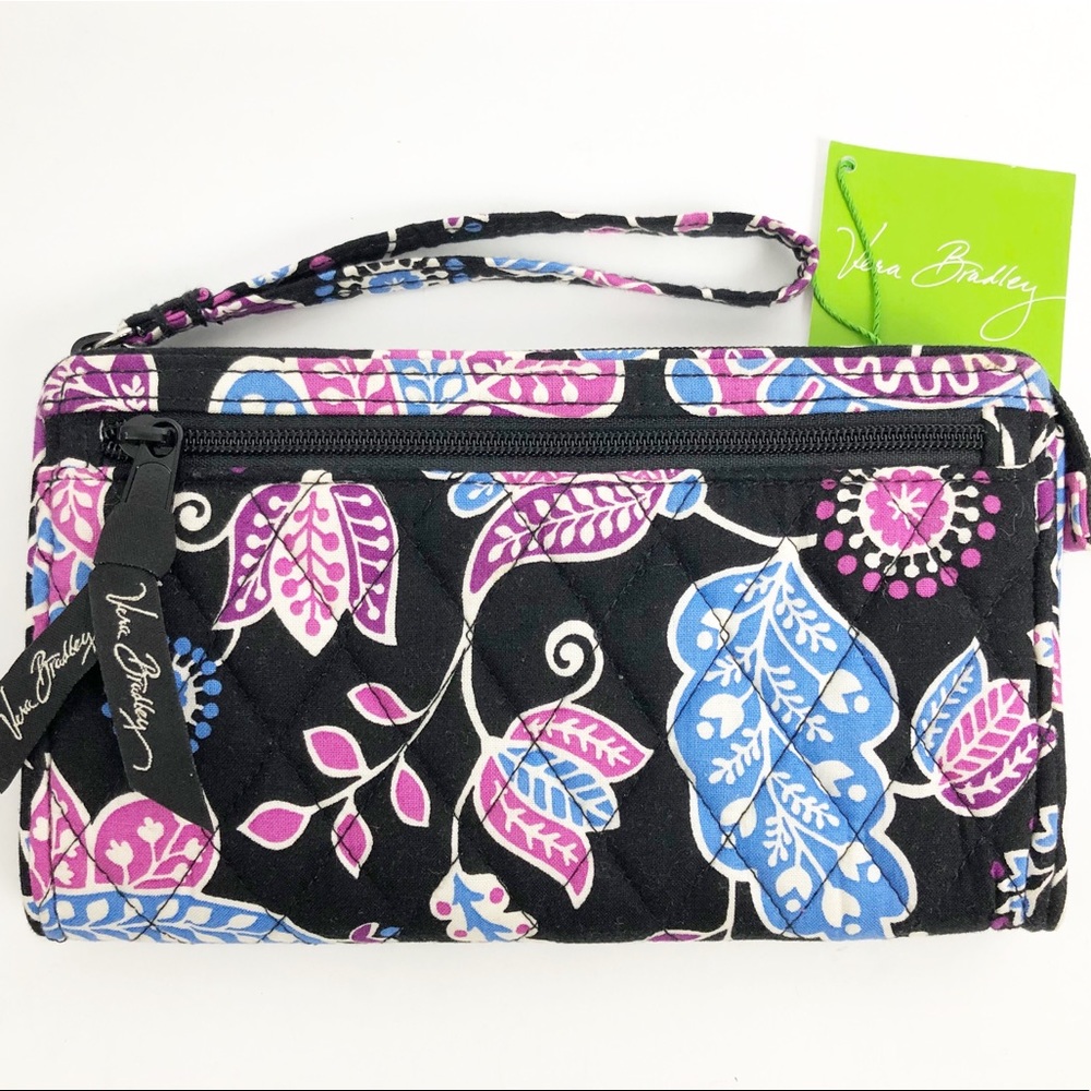 Vera Bradley Alpine Floral Front Zip Wrislet